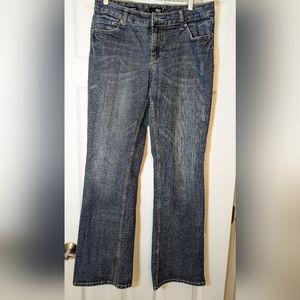 a.n.a A New Approach Blue Modern bootcut Medium Wash Denim Jeans Size 10 Tall